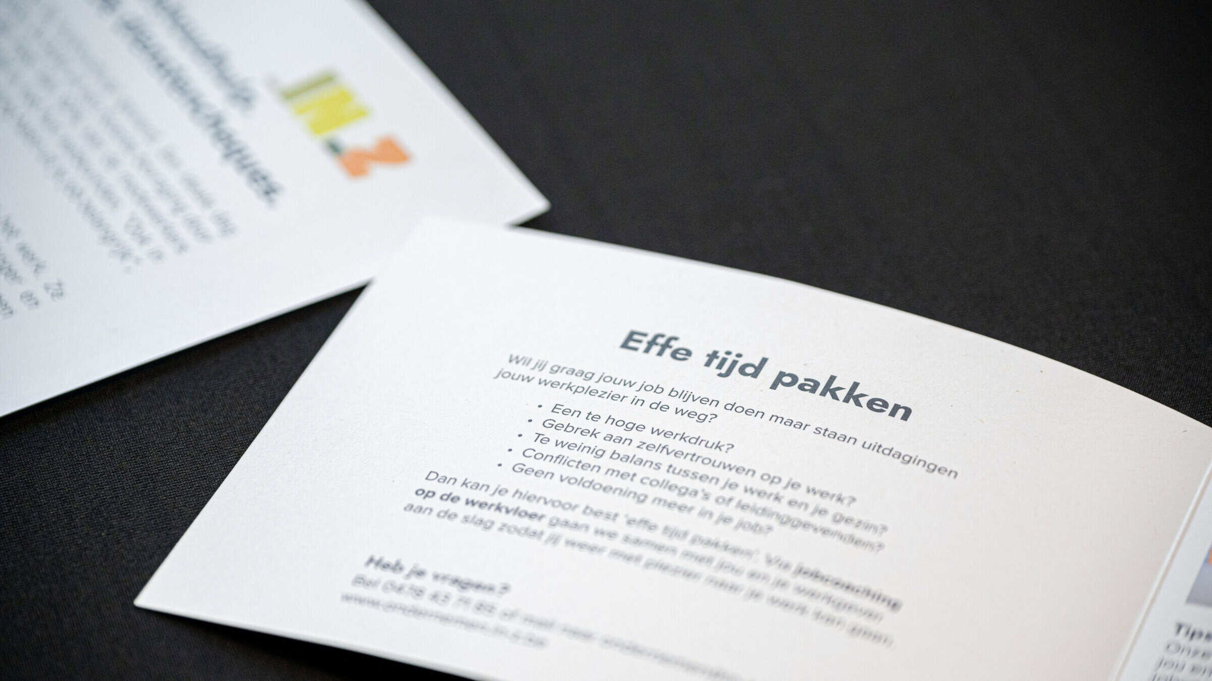 Effe tijd pakken